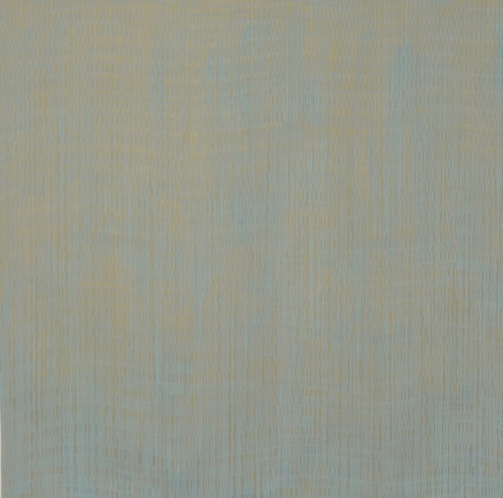 Sabine Friesicke, TW, (light blue), 2020  Acrylic on arches paper, 51.57h x 51.57w in ALT