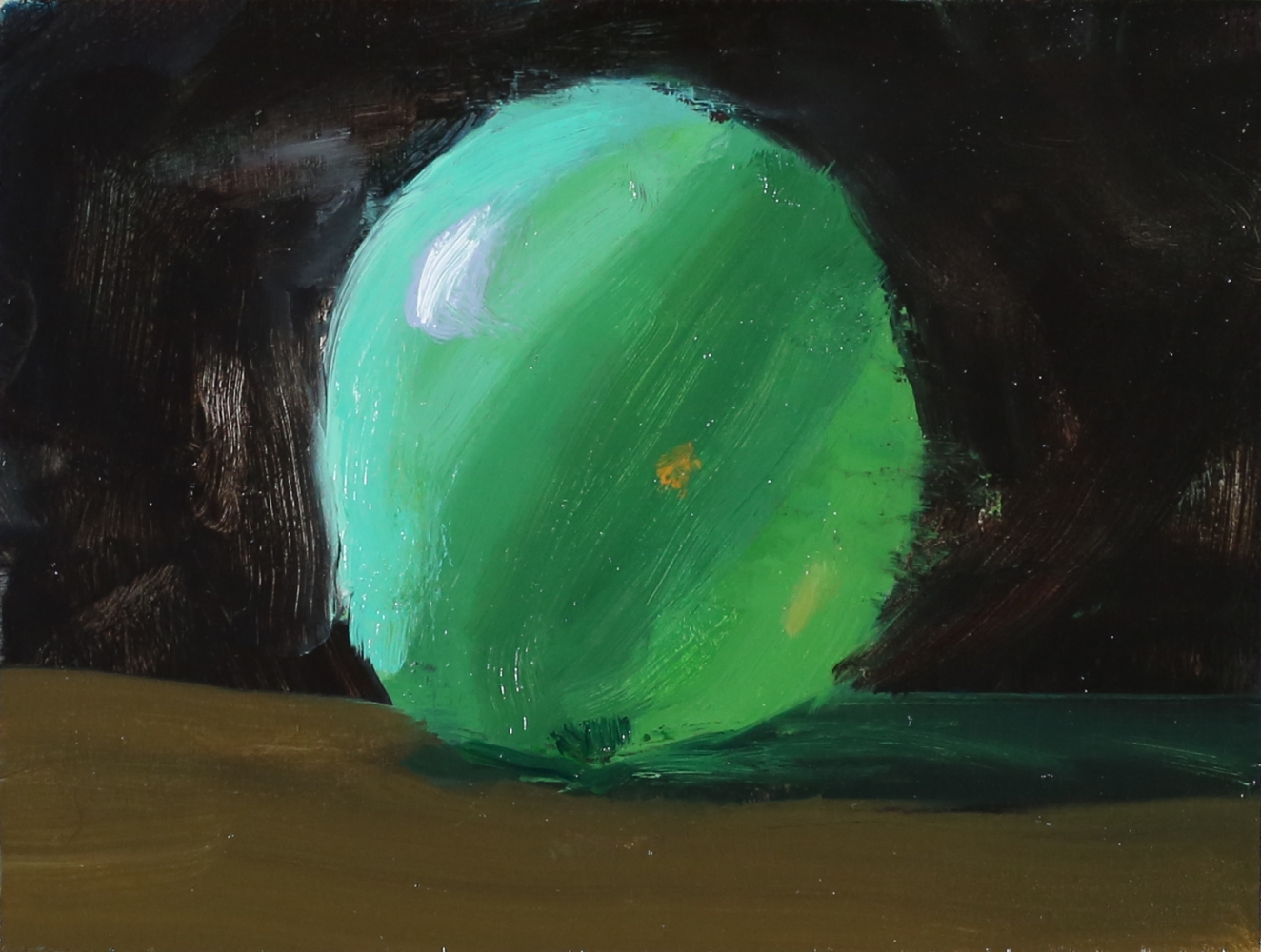 Balloon, 2019, Oil on Wood
