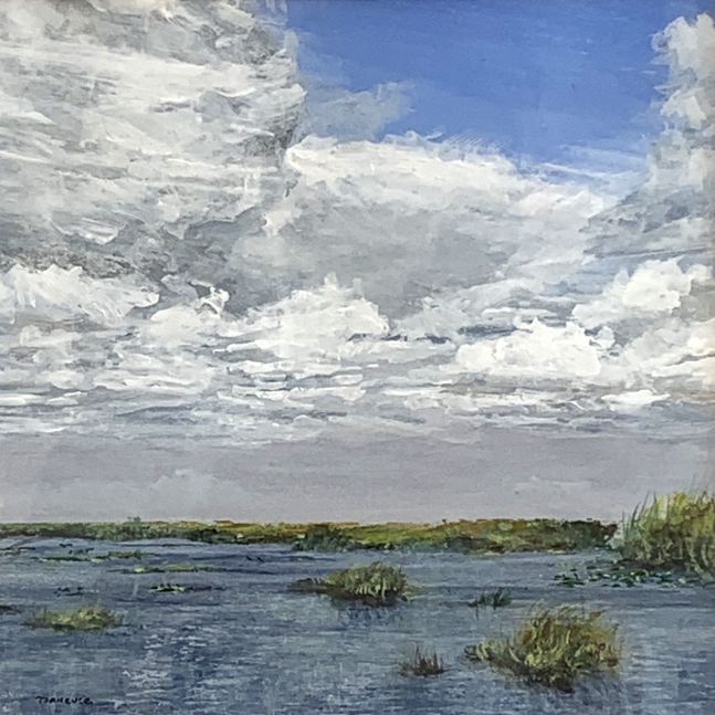 Shannon_Torrence _Backwater,_2020_Acrylic_on_Pape_r6X6